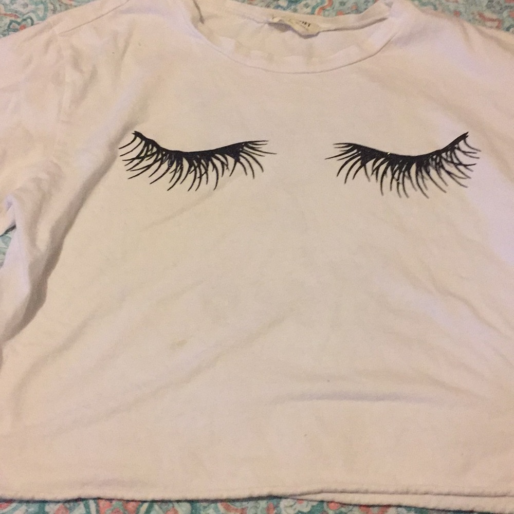 Eyelash Crop Top